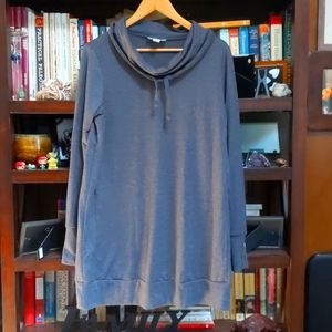 Cowl neck nursing sweater